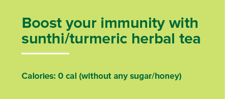 Boost immunity with herbal tea