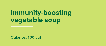 Immunity boosting vegetable soup
