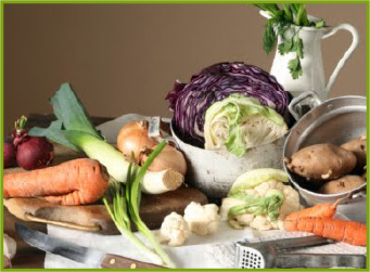 Vegetable soup ingredients